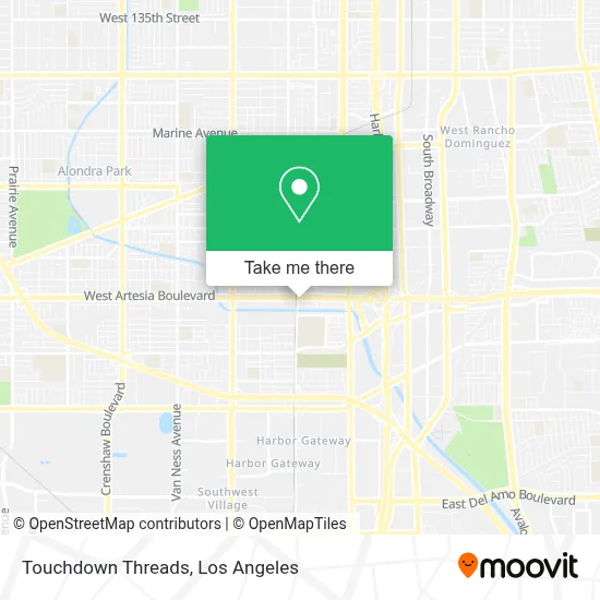 Touchdown Threads map