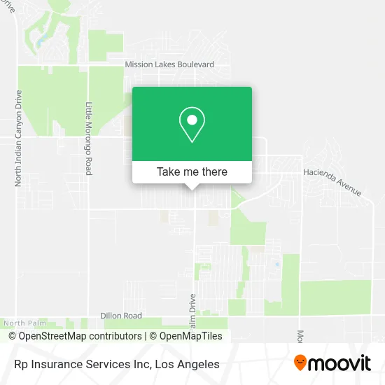 Rp Insurance Services Inc map