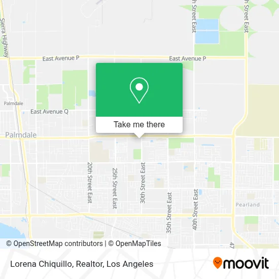 Lorena Chiquillo, Realtor map