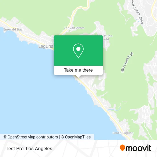 Test Pro map
