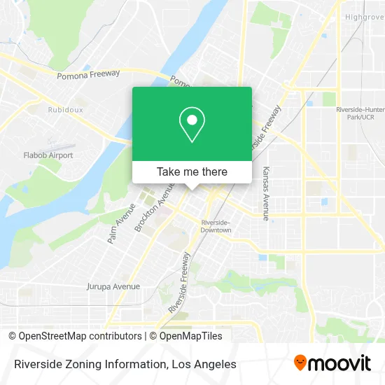 Riverside Zoning Information map
