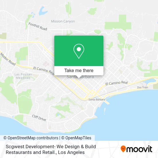 Scgwest Development- We Design & Build Restaurants and Retail. map