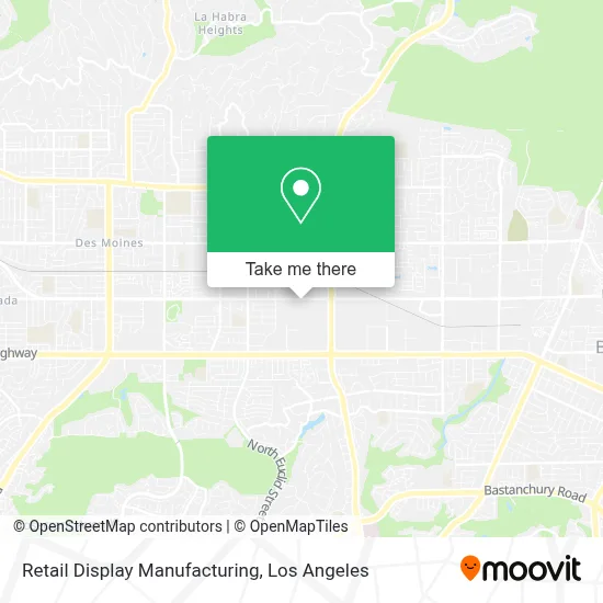 Retail Display Manufacturing map