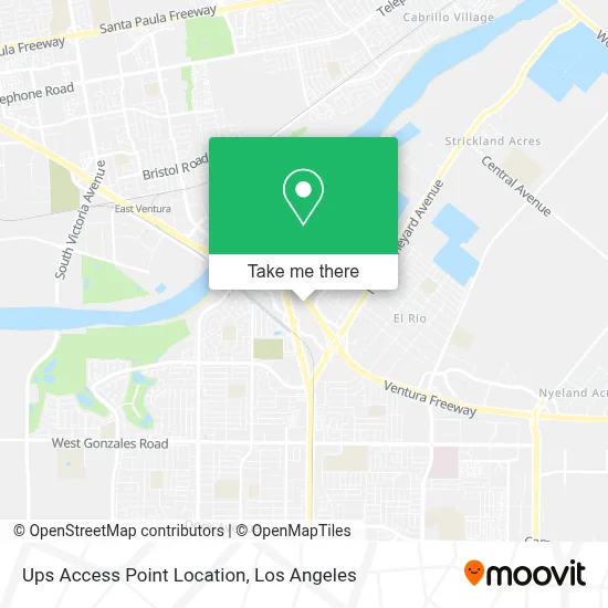 Ups Access Point Location map