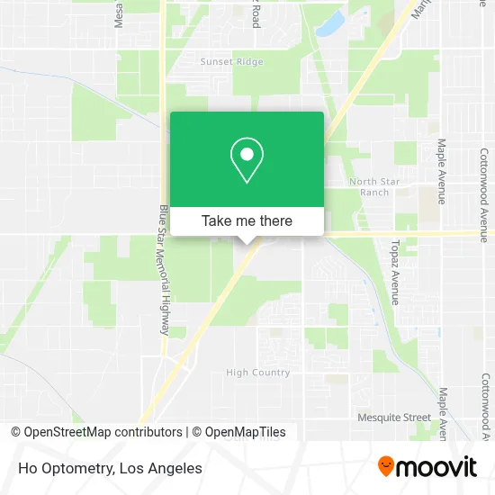 Ho Optometry map