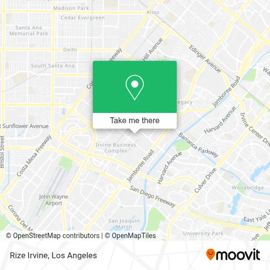 Rize Irvine map