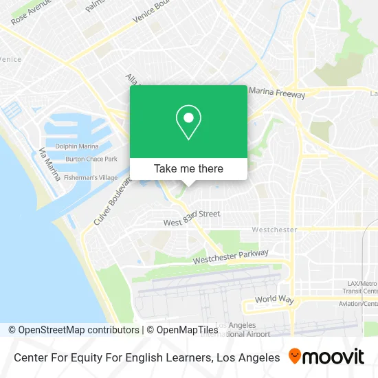 Center For Equity For English Learners map