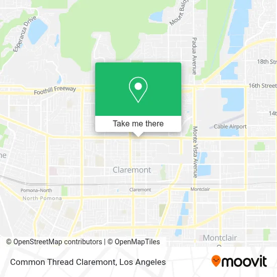 Common Thread Claremont map