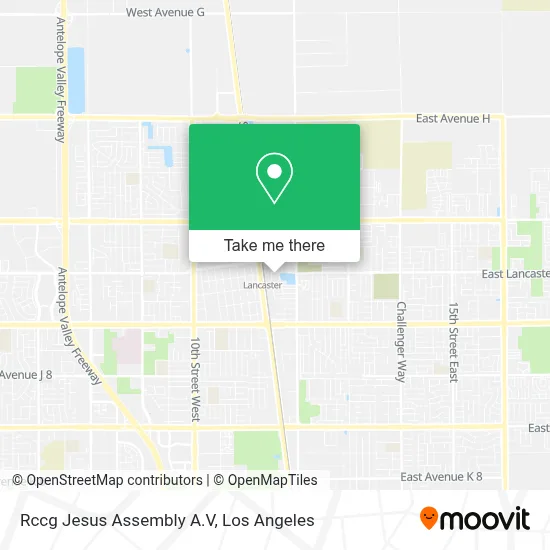 Rccg Jesus Assembly A.V map