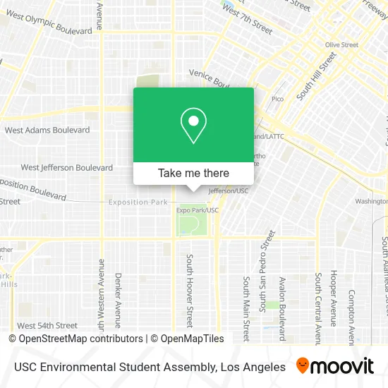USC Environmental Student Assembly map