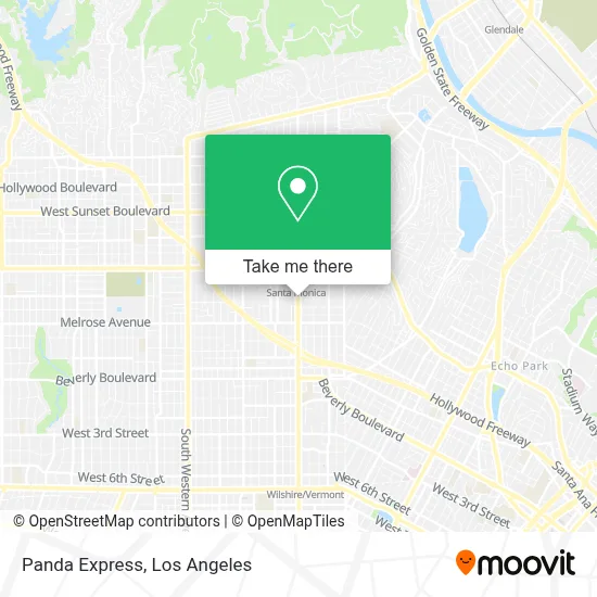 Panda Express map