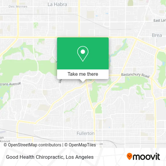 Good Health Chiropractic map