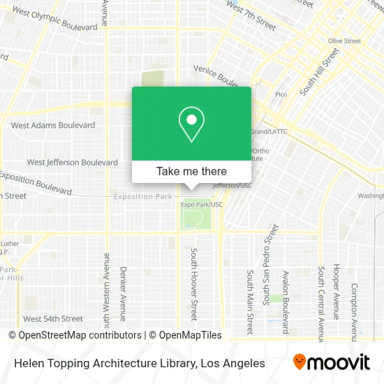 Helen Topping Architecture Library map