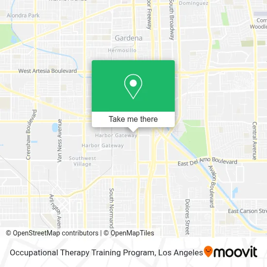 Occupational Therapy Training Program map