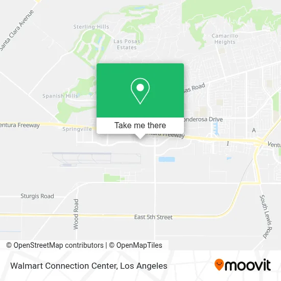 Walmart Connection Center map