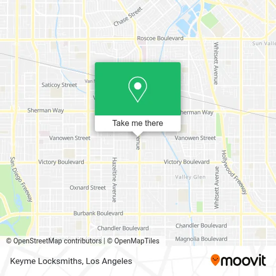 Keyme Locksmiths map