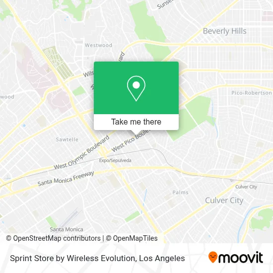 Sprint Store by Wireless Evolution map