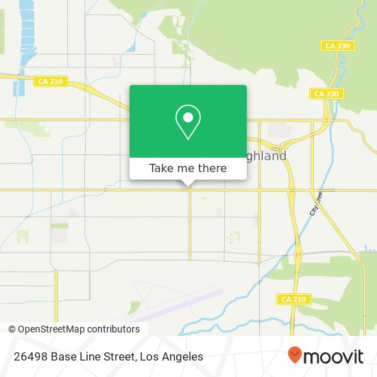 26498 Base Line Street map