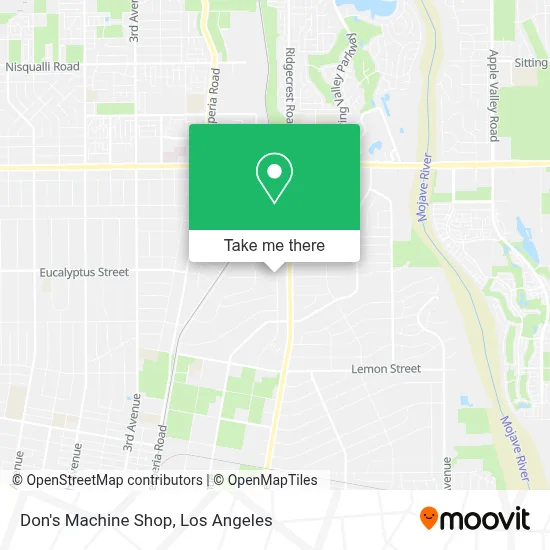 Don's Machine Shop map