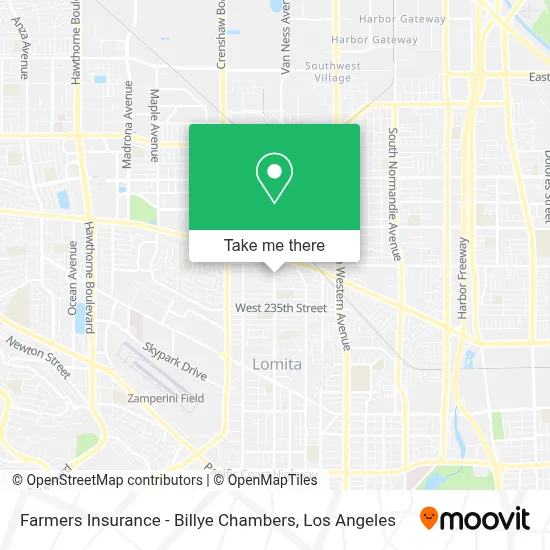Farmers Insurance - Billye Chambers map