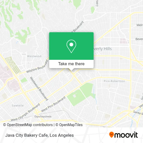 Java City Bakery Cafe map