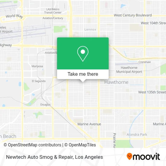 Newtech Auto Smog & Repair map