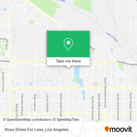Ross Dress For Less map