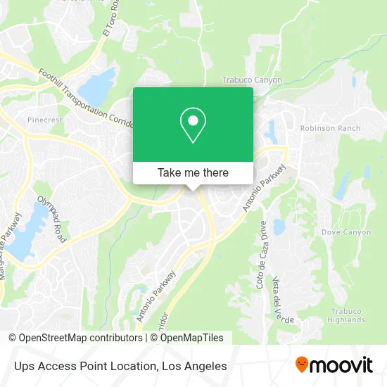 Ups Access Point Location map
