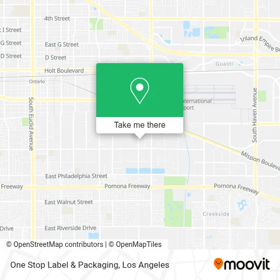 One Stop Label & Packaging map