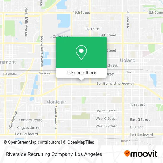Riverside Recruiting Company map