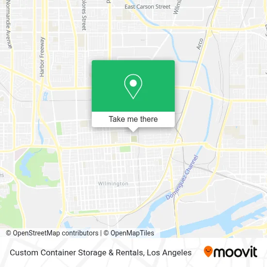 Custom Container Storage & Rentals map