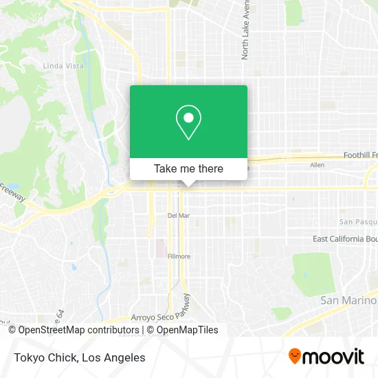 Tokyo Chick map