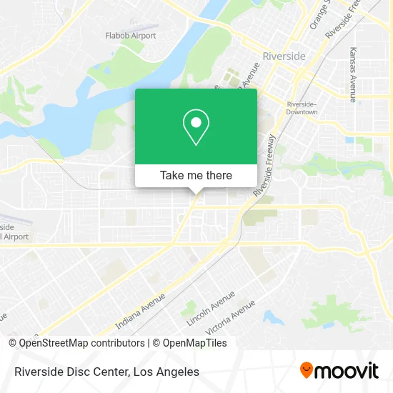 Riverside Disc Center map