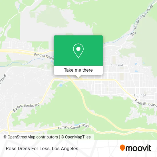 Ross Dress For Less map