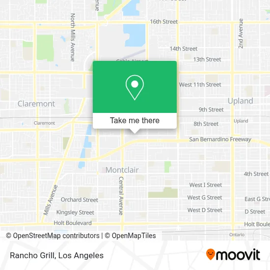 Rancho Grill map