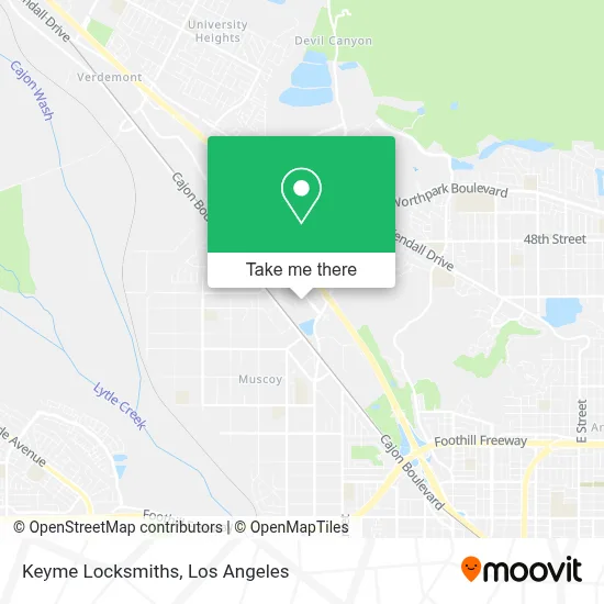 Keyme Locksmiths map