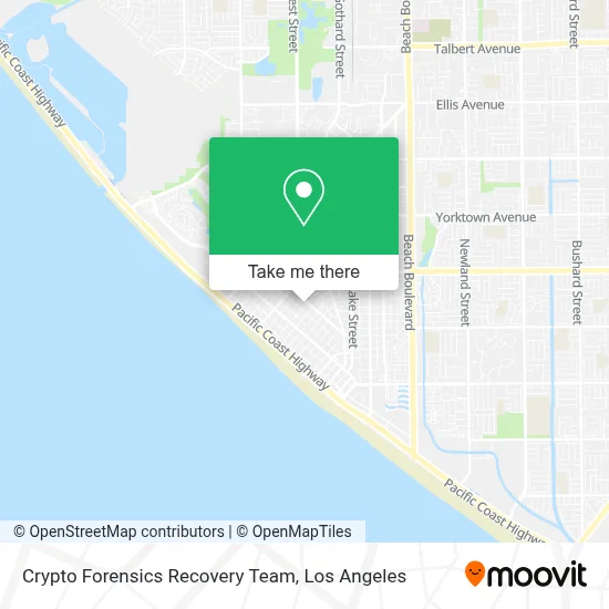 Crypto Forensics Recovery Team map