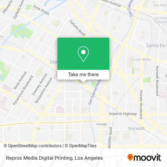 Reprox Media Digital Printing map