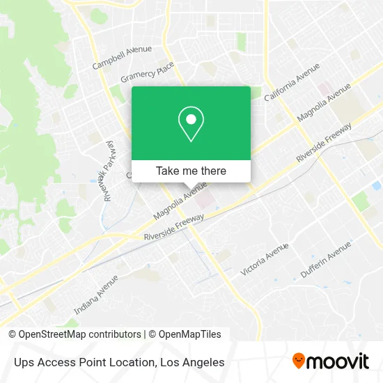 Ups Access Point Location map