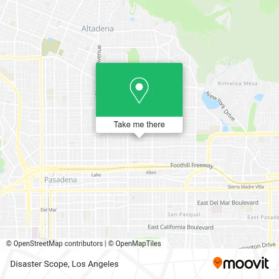 Disaster Scope map
