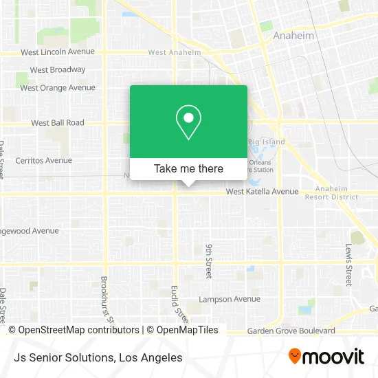Js Senior Solutions map