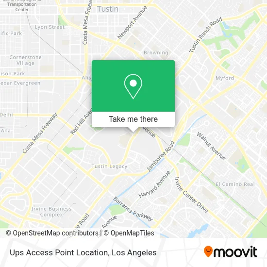 Ups Access Point Location map