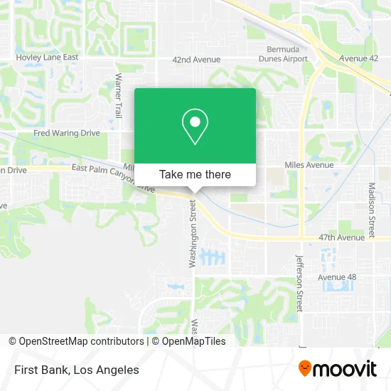 First Bank map