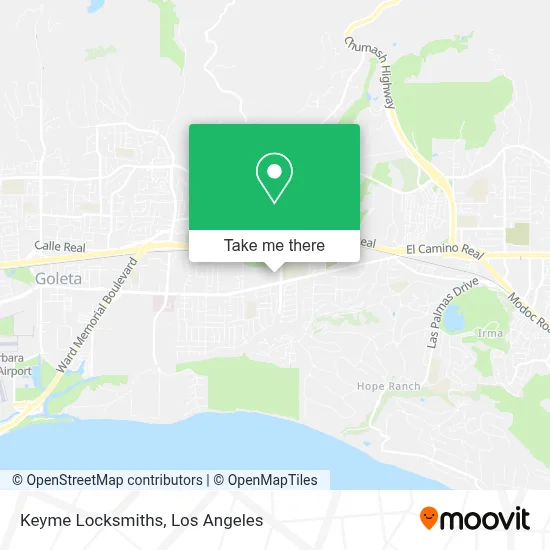 Keyme Locksmiths map