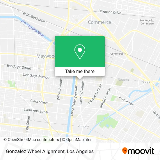 Gonzalez Wheel Alignment map