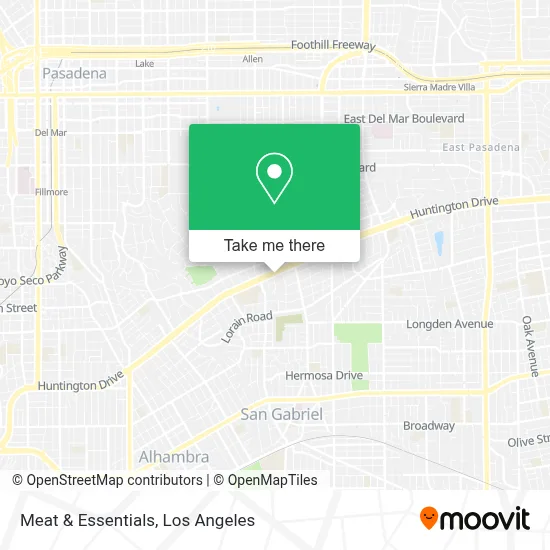 Meat & Essentials map
