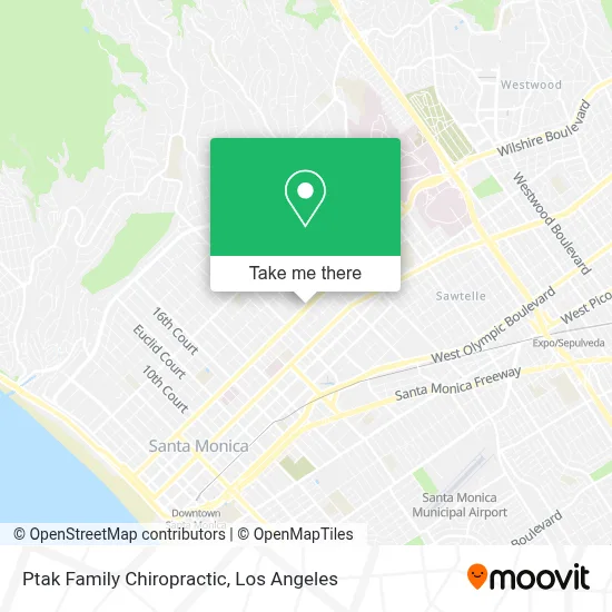 Ptak Family Chiropractic map