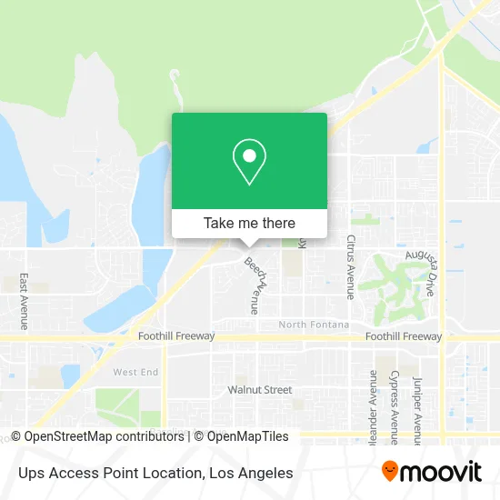 Ups Access Point Location map