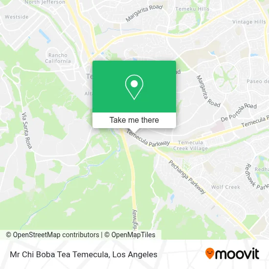 Mr Chi Boba Tea Temecula map