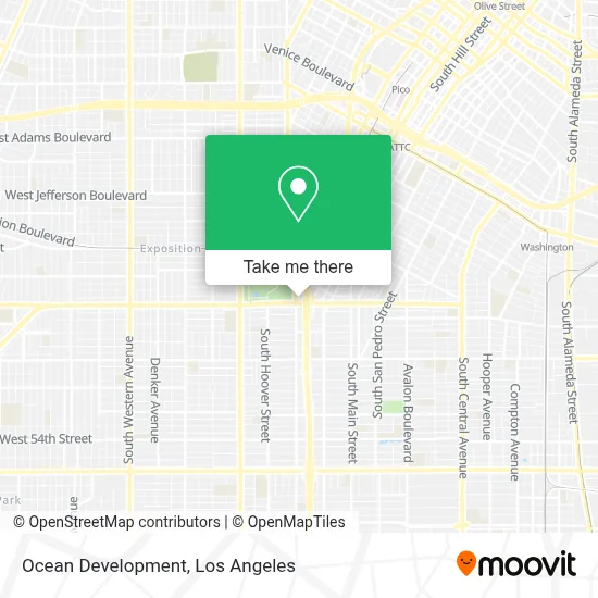 Ocean Development map
